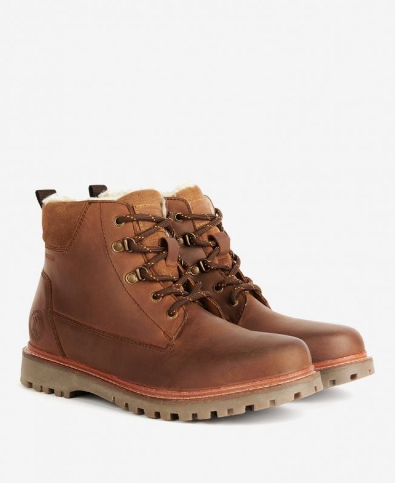 Brown Men Barbour Storr Boots | US-1590TESYA