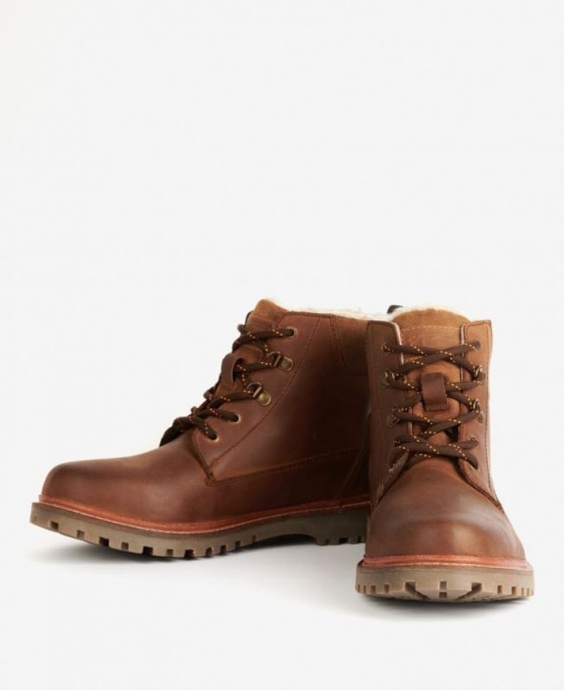 Brown Men Barbour Storr Boots | US-1590TESYA