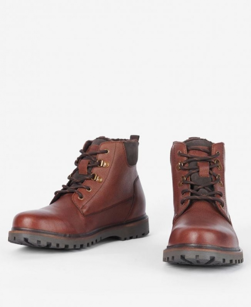 Brown Men Barbour Storr Boots | US-9275EFIOH