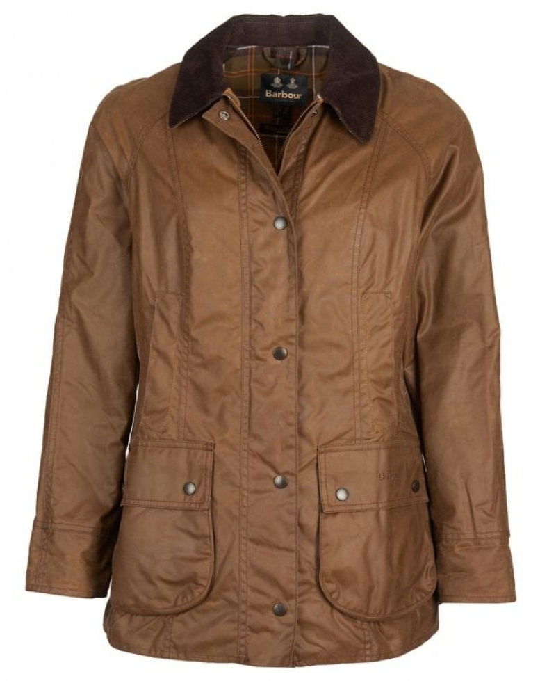 Brown Women Barbour Beadnell® Waxed Jacket | US-6349IBYZU