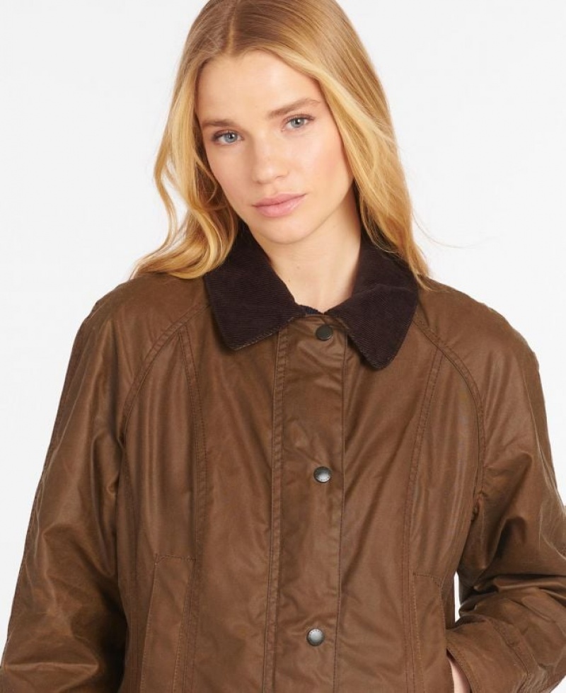 Brown Women Barbour Beadnell® Waxed Jacket | US-6349IBYZU