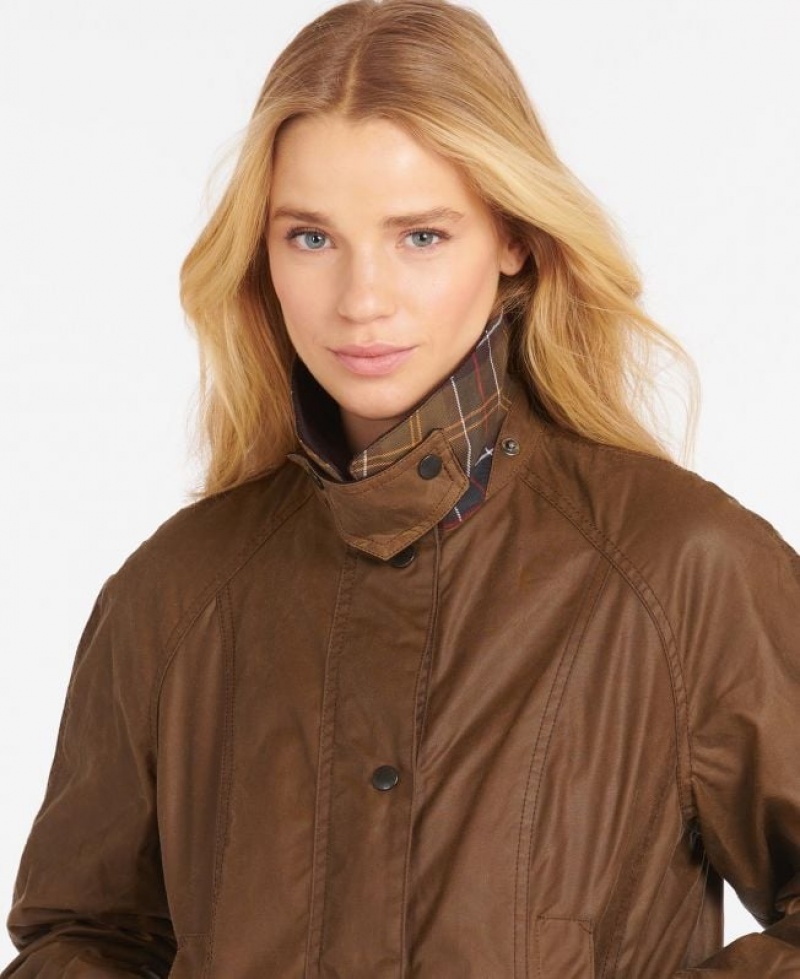 Brown Women Barbour Beadnell® Waxed Jacket | US-6349IBYZU