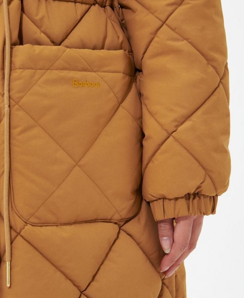 Brown Women Barbour Orinsay Quilted Jacket | US-9582VWIPH