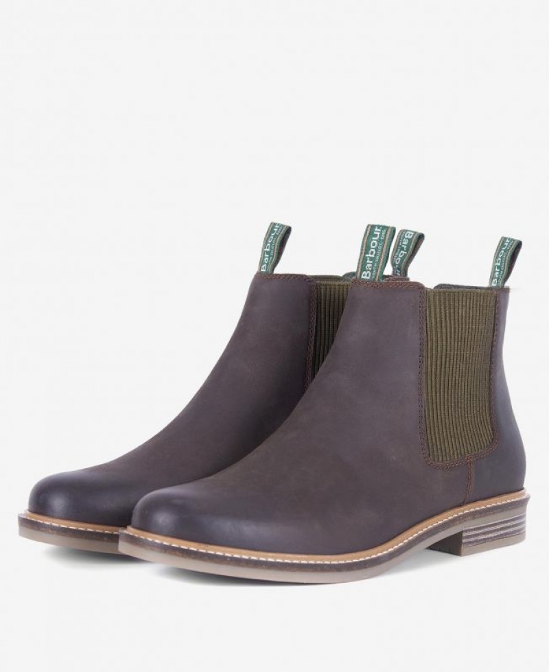 Chocolate Men Barbour Farsley Chelsea Boots | US-9823MANBK