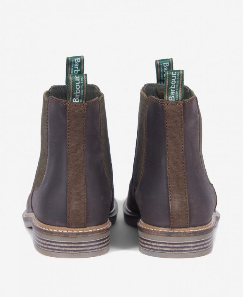 Chocolate Men Barbour Farsley Chelsea Boots | US-9823MANBK