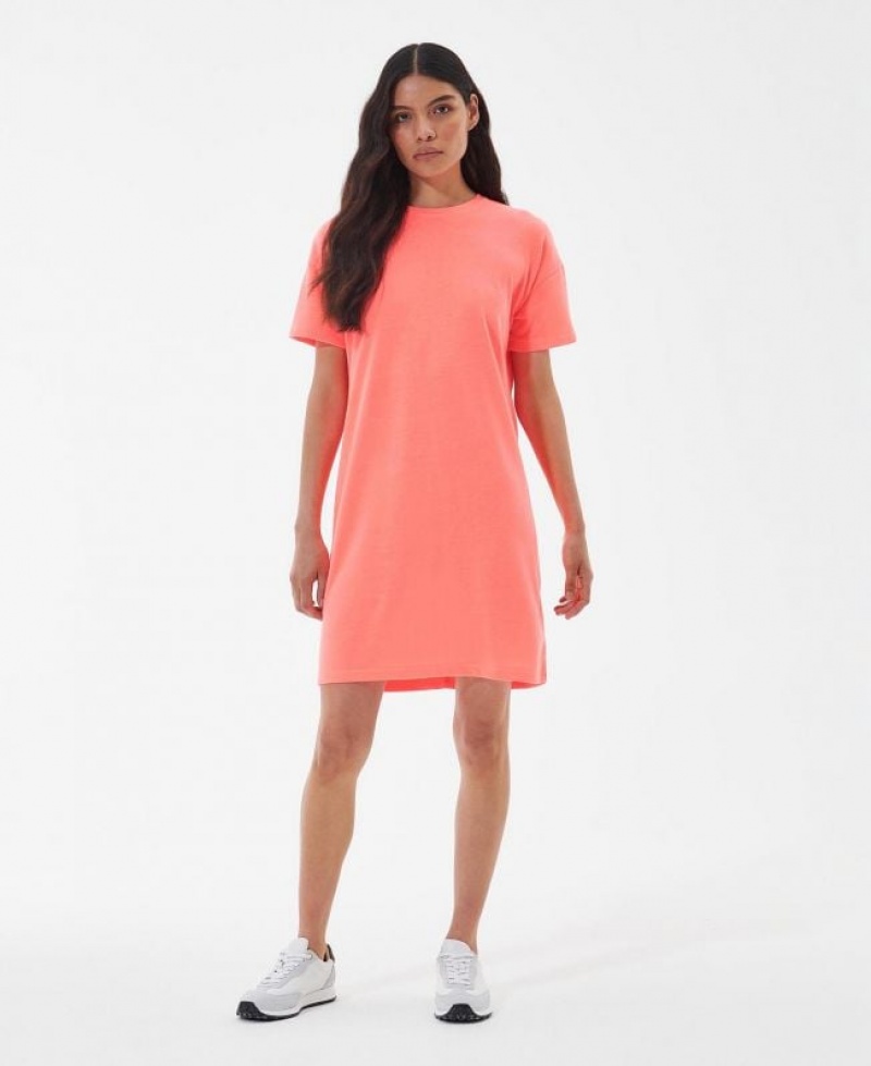 Coral Women Barbour International Halton Dress | US-7452KATUW