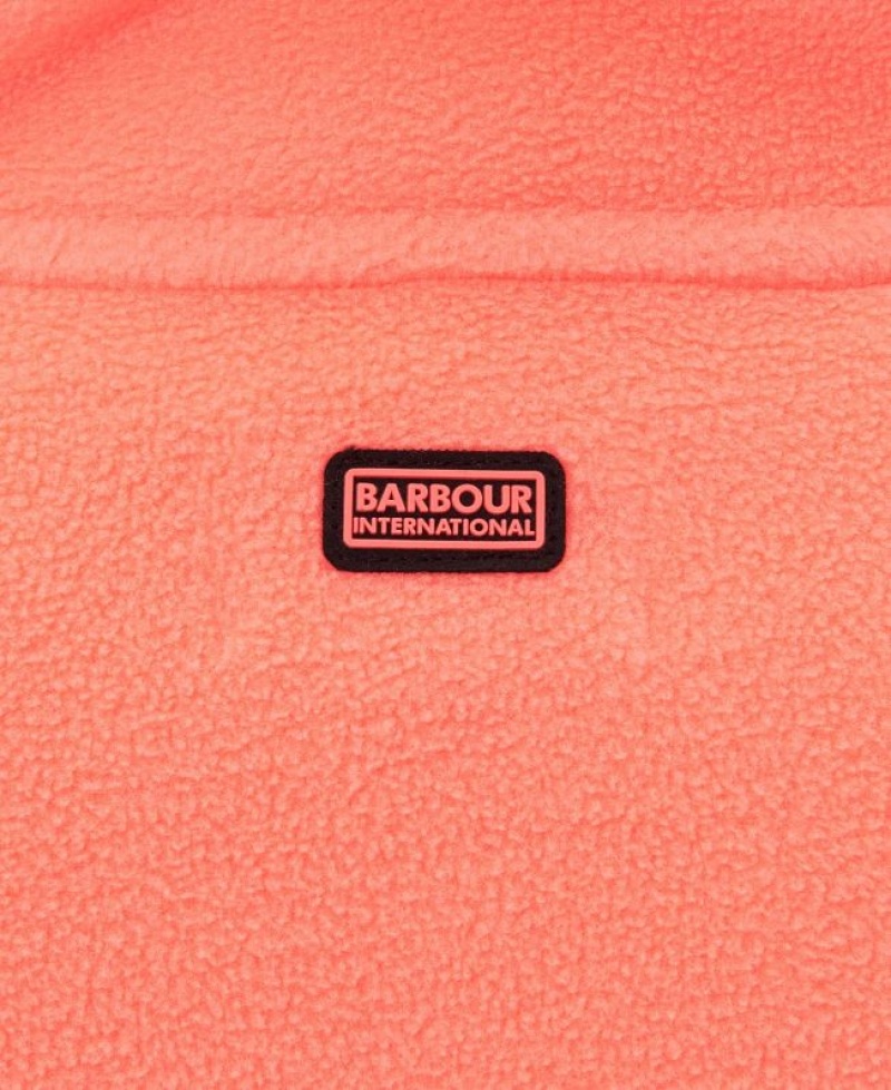 Coral Women Barbour International Simmons Fleece | US-7415CUFQT