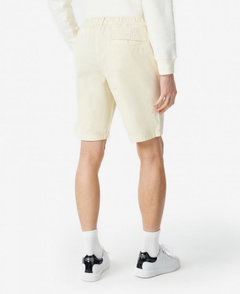 Cream Men Barbour International Cloud Shorts | US-6041PAZJS