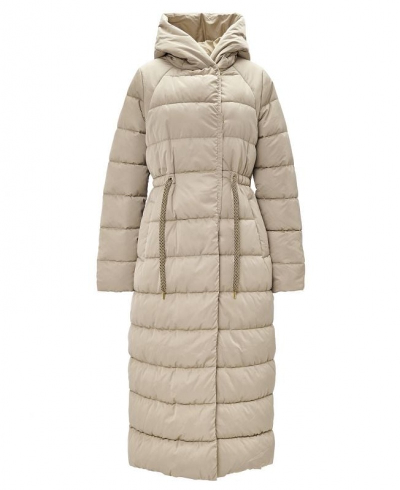 Cream Women Barbour Alexandria Quilted Jacket | US-9658CPIDB