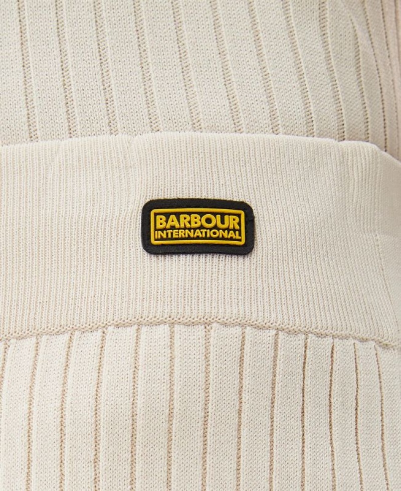 Cream Women Barbour International Anderson Pants | US-8273HGCAZ