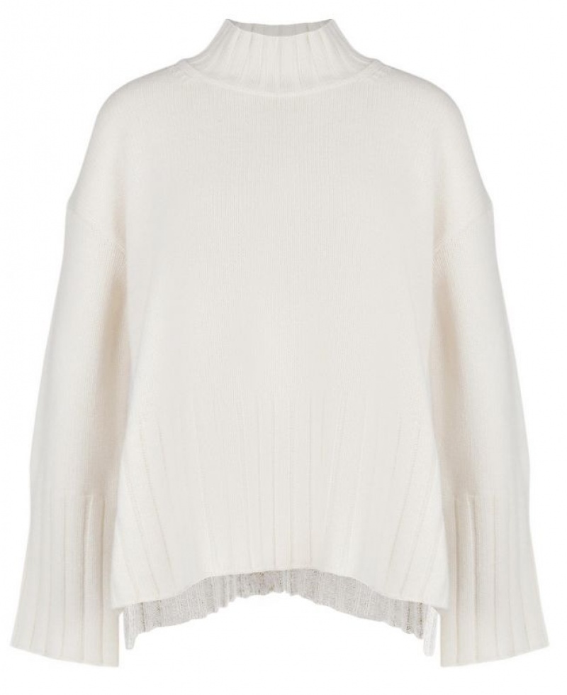 Cream Women Barbour Winona Knitted Sweater | US-3957XUBMA