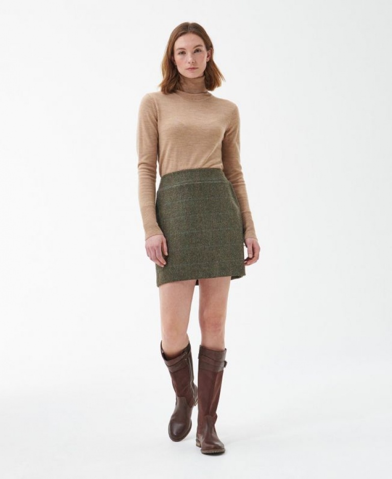 Dark Beige Women Barbour Norwood Knitted Sweater | US-3504KTADG