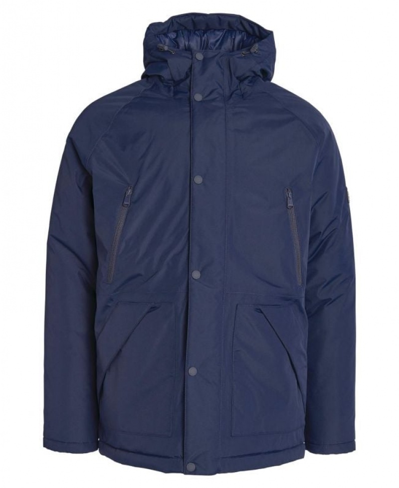 Dark Blue Men Barbour International Fleat Waterproof Jacket | US-6823UCNPW