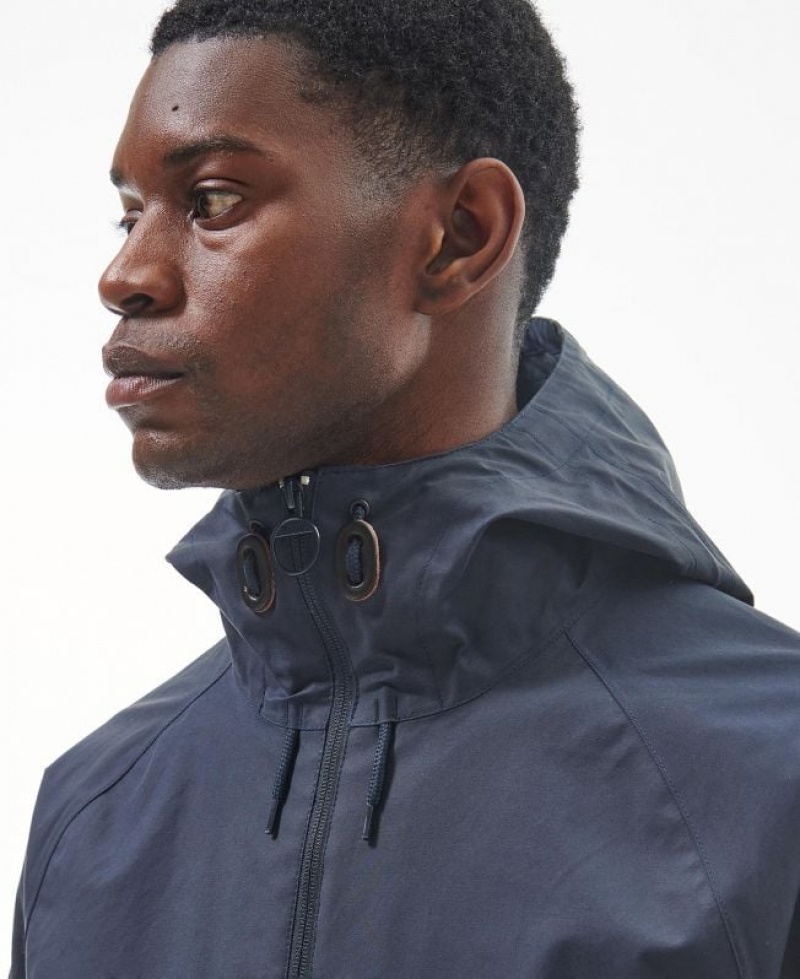 Dark Blue Men Barbour Whitstone Waterproof Jacket | US-5274KASUX