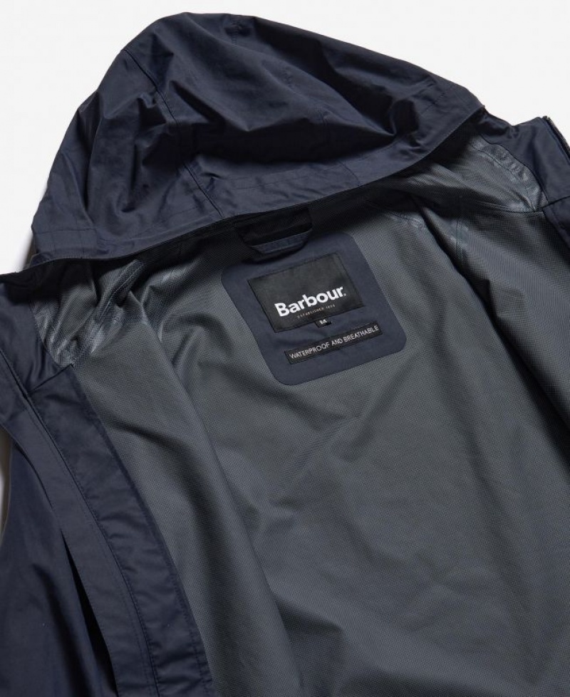 Dark Blue Men Barbour Whitstone Waterproof Jacket | US-5274KASUX