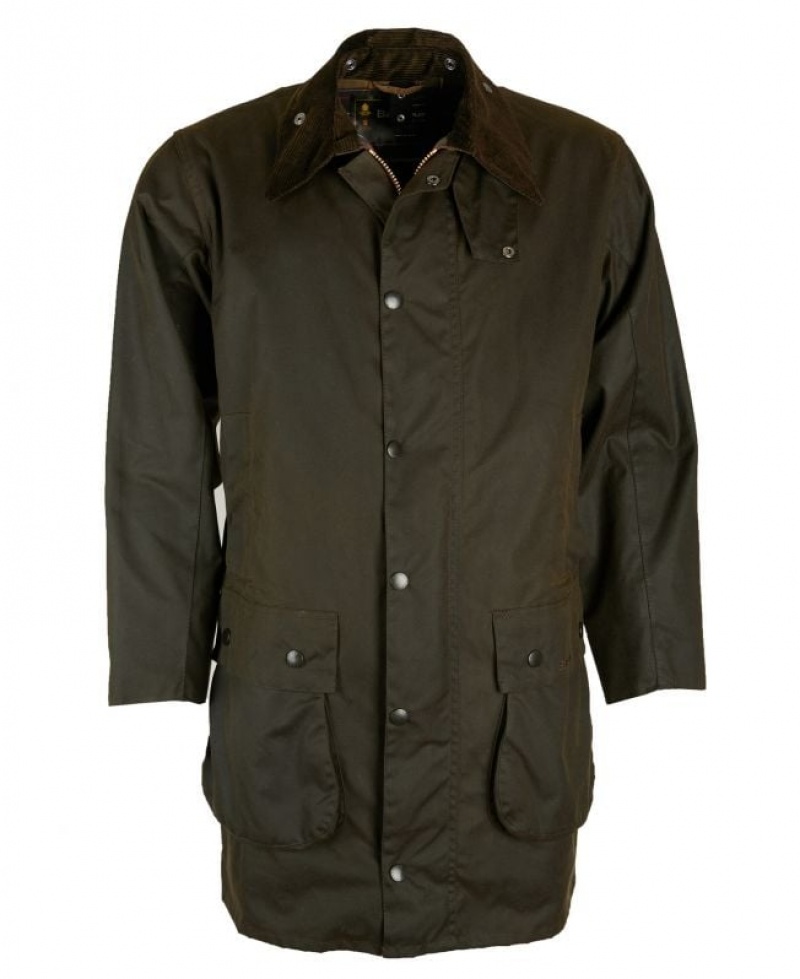 Dark Brown Men Barbour Classic Northumbria® Waxed Jacket | US-6408JYKAL