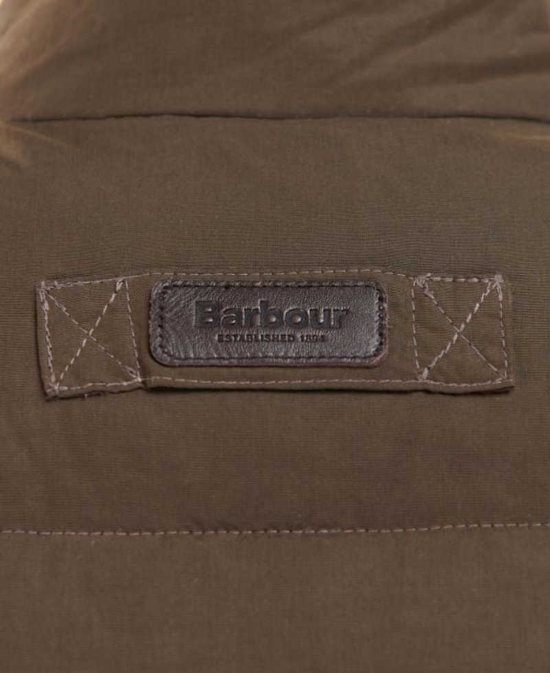 Dark Brown Men Barbour Fontwell Vest | US-0528QHLFV