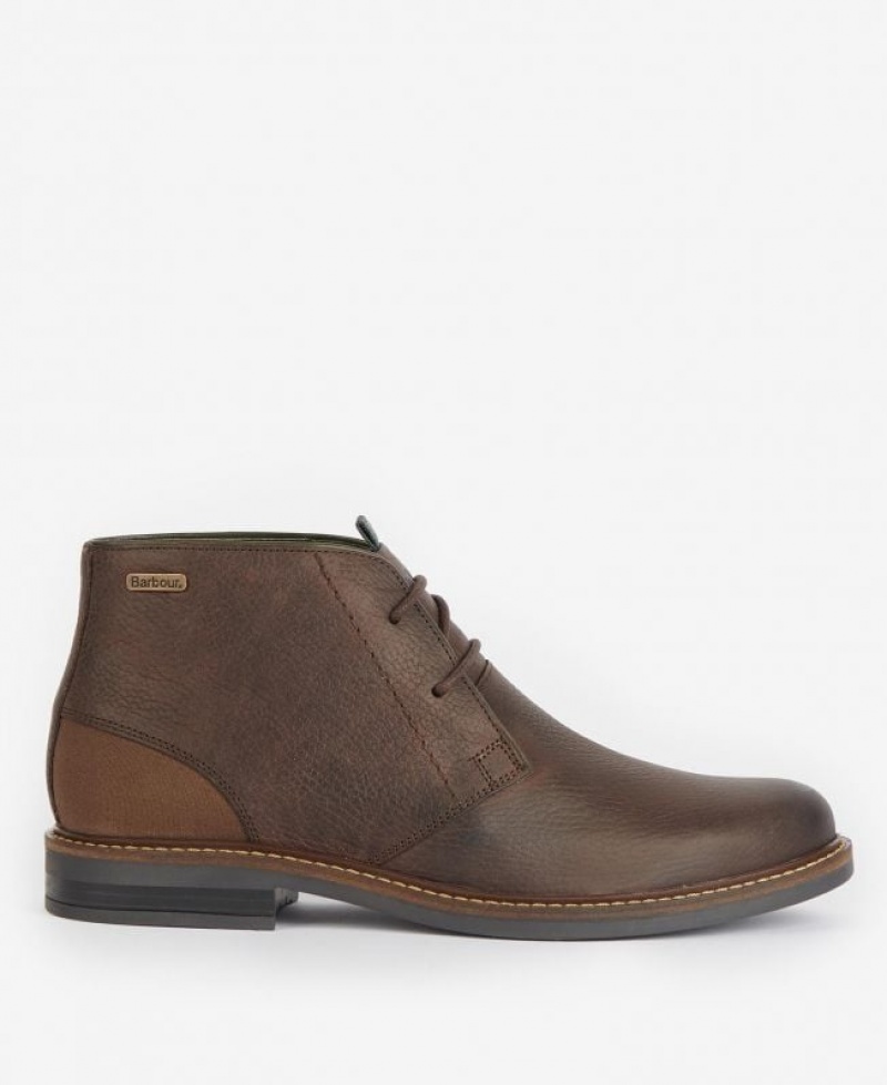 Dark Brown Men Barbour Readhead Chukka Boots | US-4172BFLOS