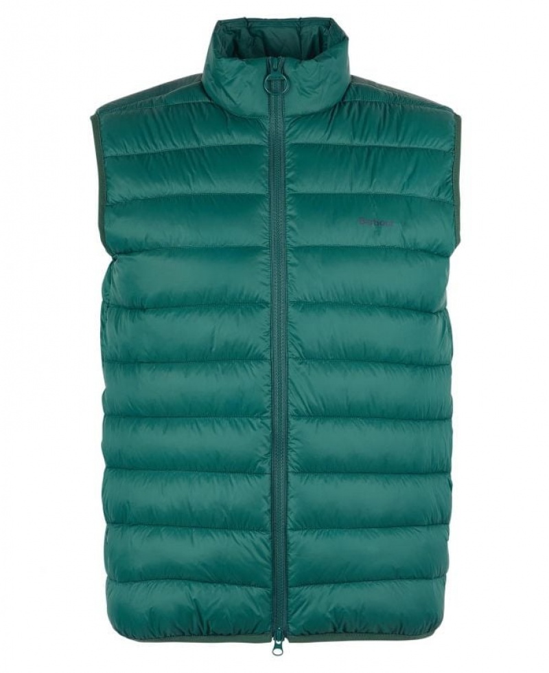 Dark Green Men Barbour Bretby Vest | US-3928YLJDV