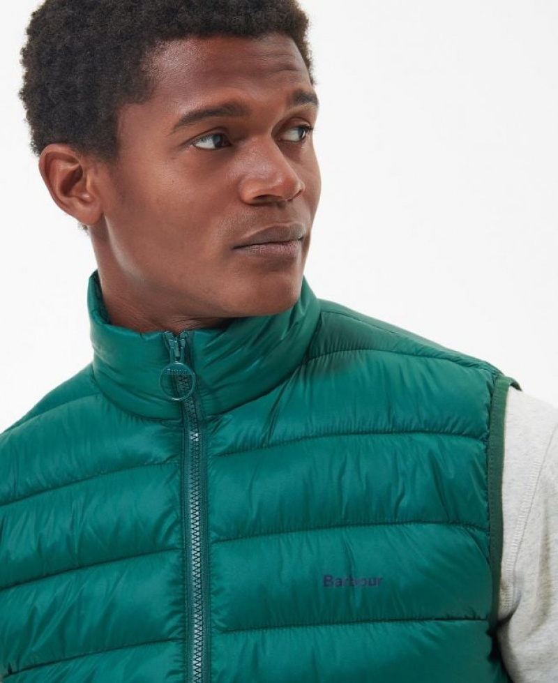 Dark Green Men Barbour Bretby Vest | US-3928YLJDV