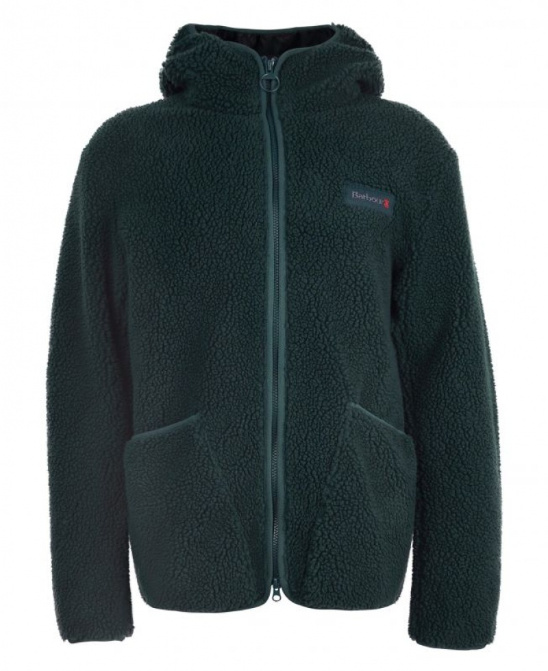 Dark Green Men Barbour Emble Fleece | US-5423CUJHT