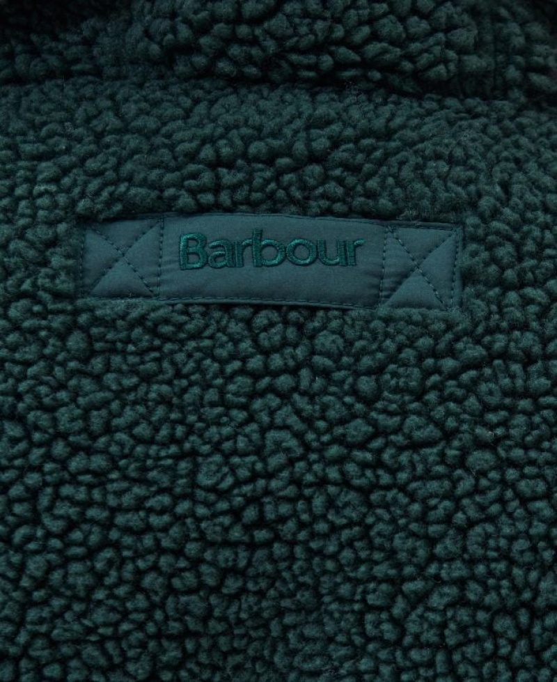 Dark Green Men Barbour Emble Fleece | US-5423CUJHT