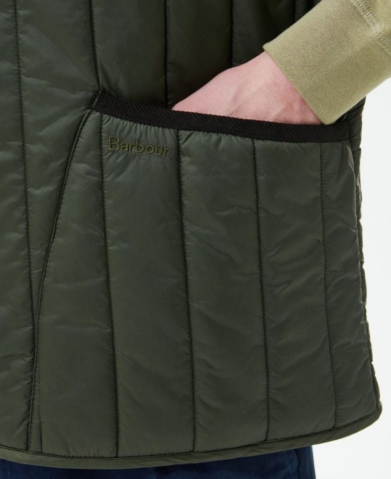 Dark Green Men Barbour Farndale Vest | US-4607ZMLGE