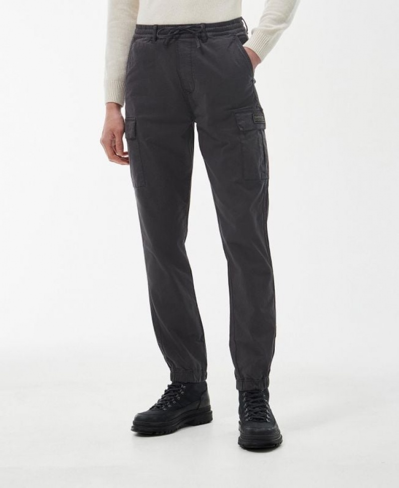 Dark Grey Men Barbour International Form Pants | US-8126DNAUP