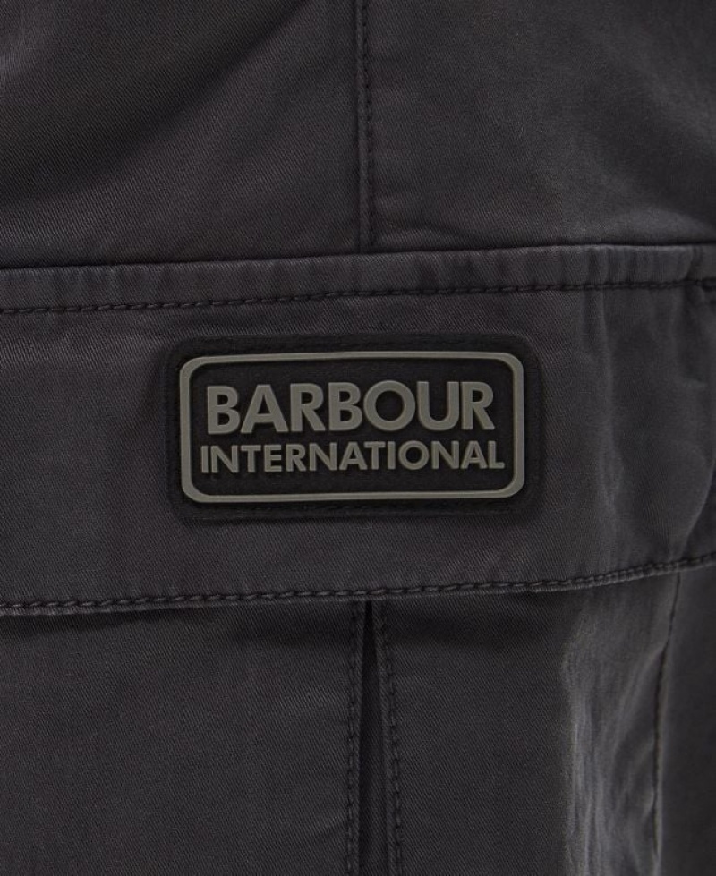 Dark Grey Men Barbour International Form Pants | US-8126DNAUP