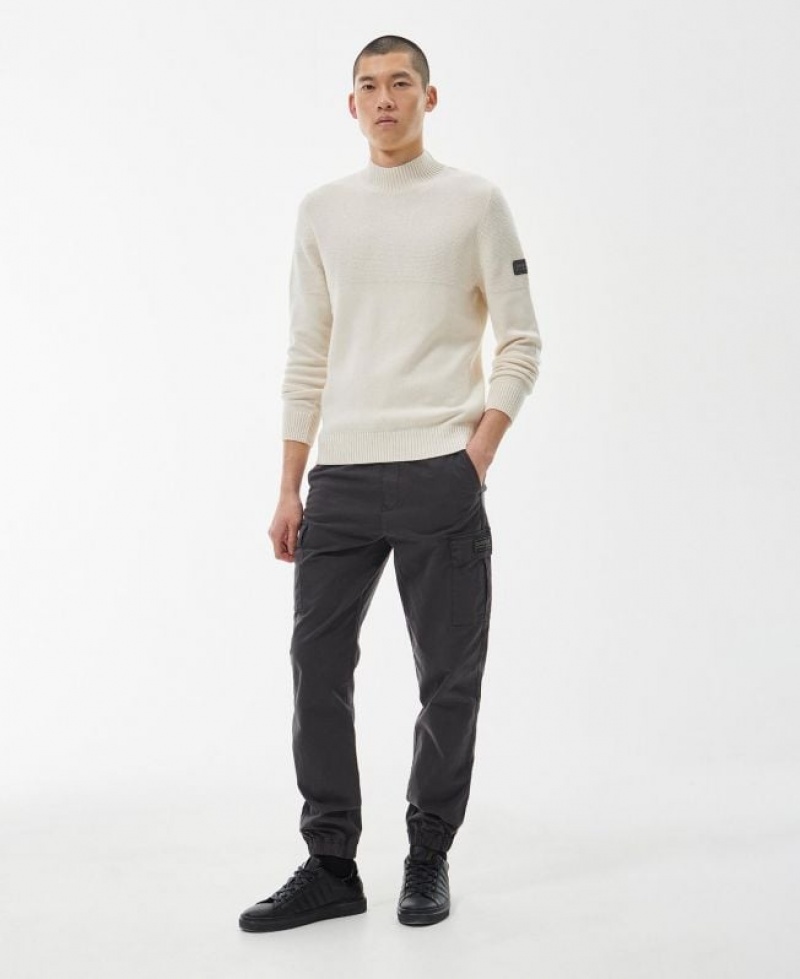 Dark Grey Men Barbour International Form Pants | US-8126DNAUP