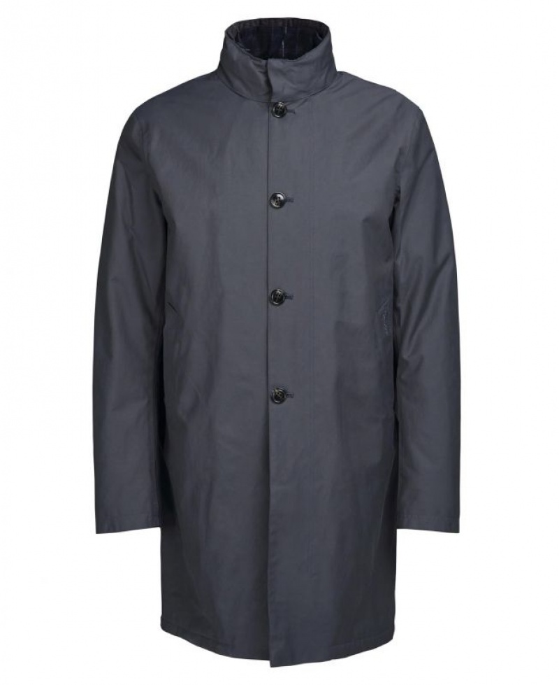 Dark Grey Men Barbour Kentwood Mac Waterproof Jacket | US-6128EFZOJ