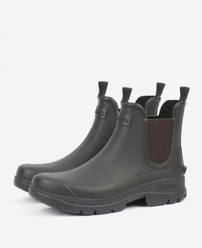 Dark Grey Men Barbour Nimbus Wellingtons Rain Boots | US-4267TUODZ