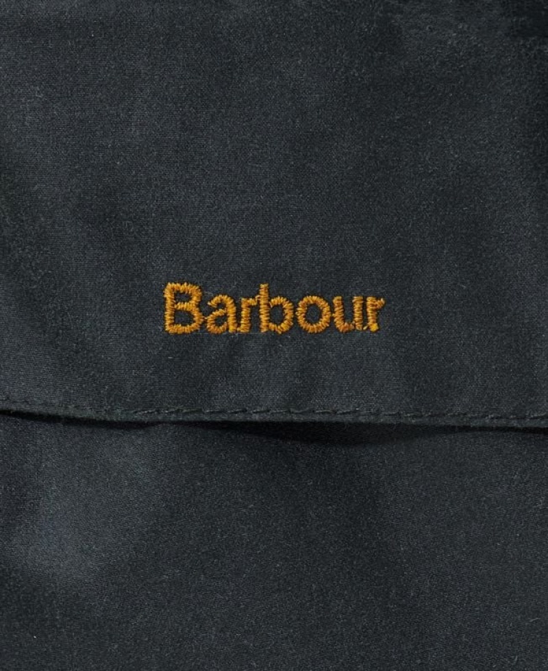 Dark Grey Women Barbour Beckside Waxed Jacket | US-9213DQSGO