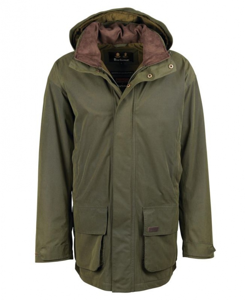 Green Men Barbour Beaconsfield Casual Jacket | US-5274JHQFP