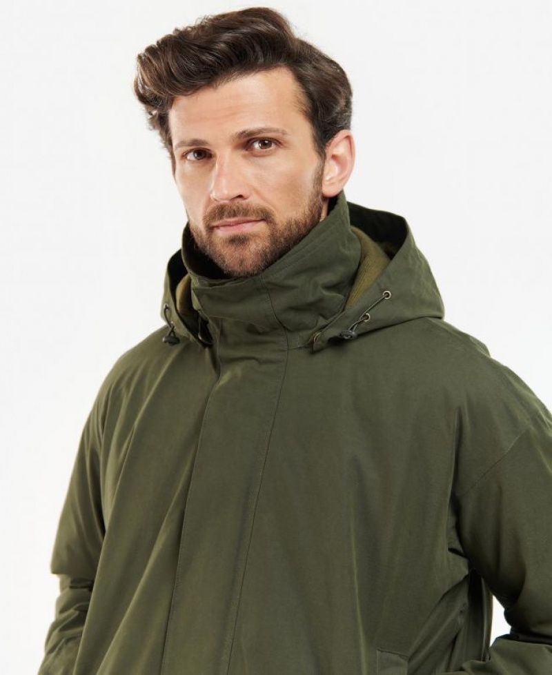 Green Men Barbour Beaconsfield Casual Jacket | US-5274JHQFP