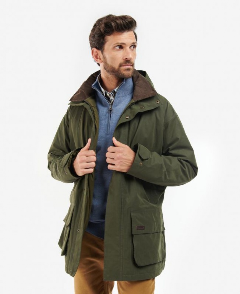 Green Men Barbour Beaconsfield Casual Jacket | US-5274JHQFP