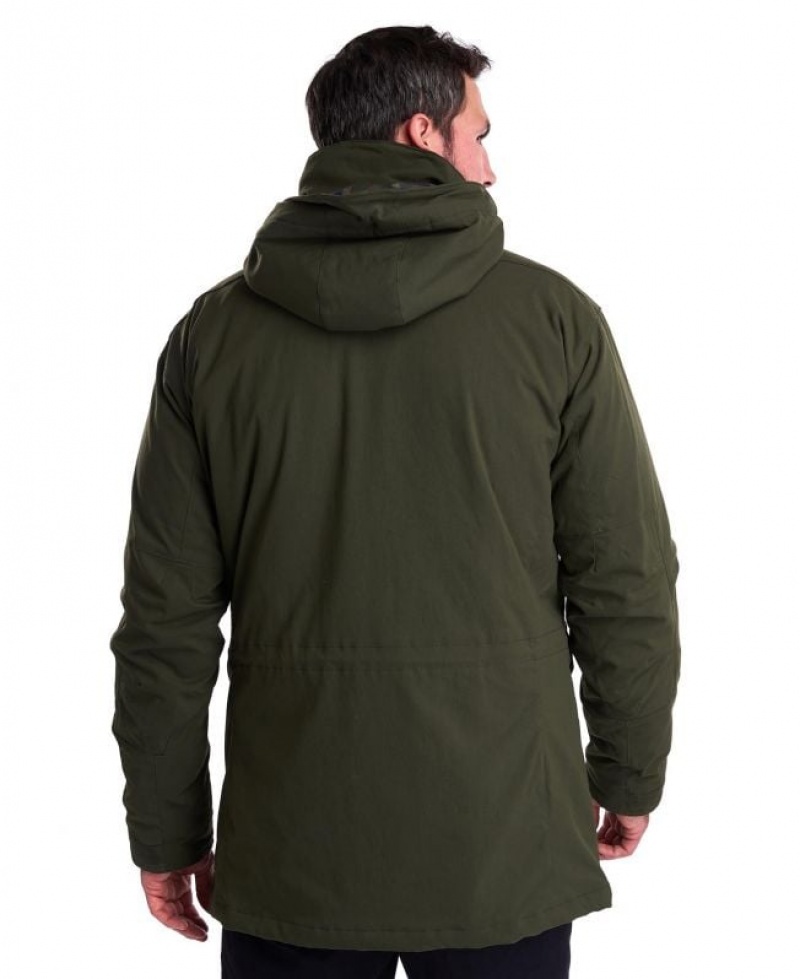 Green Men Barbour Bransdale Waterproof Jacket | US-7356EKDRI