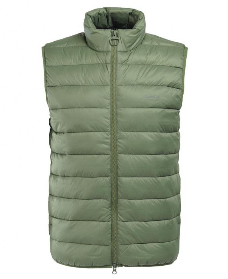 Green Men Barbour Bretby Quilted Vest | US-0943SDEXN