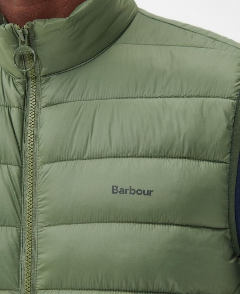 Green Men Barbour Bretby Quilted Vest | US-0943SDEXN