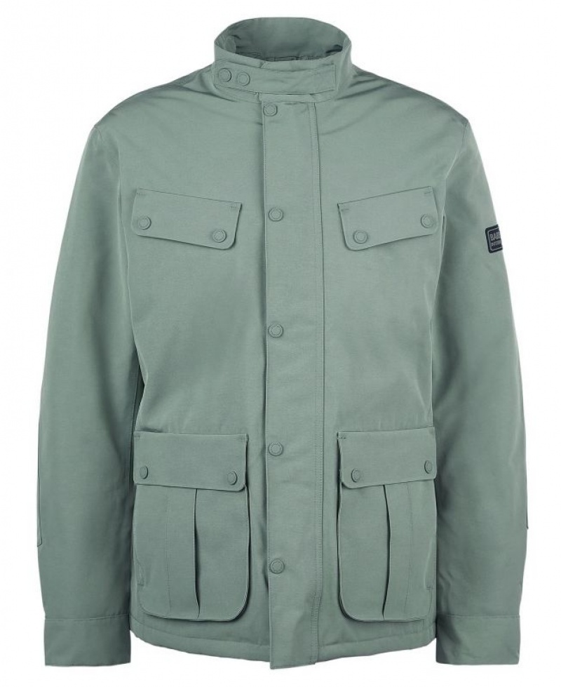 Green Men Barbour International Tourer Duke Waterproof Jacket | US-8651ZWIYJ