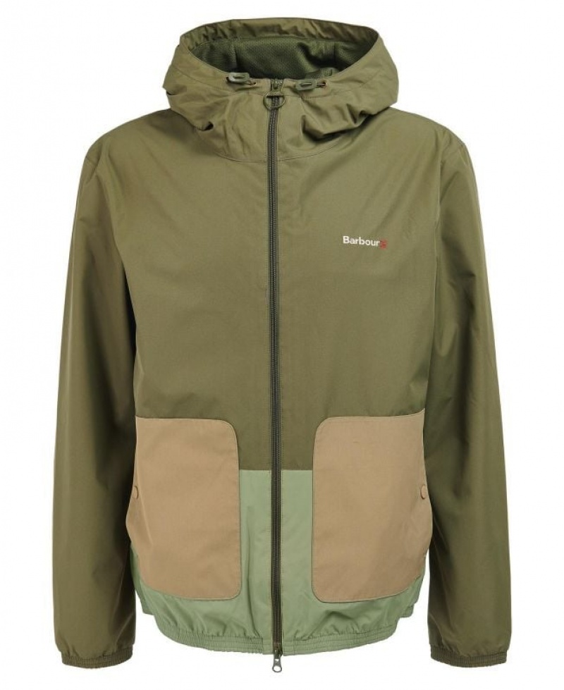 Green Men Barbour Kenby Showerproof Jacket Rain Jacket | US-9432JXPUN