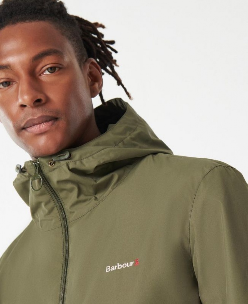 Green Men Barbour Kenby Showerproof Jacket Rain Jacket | US-9432JXPUN