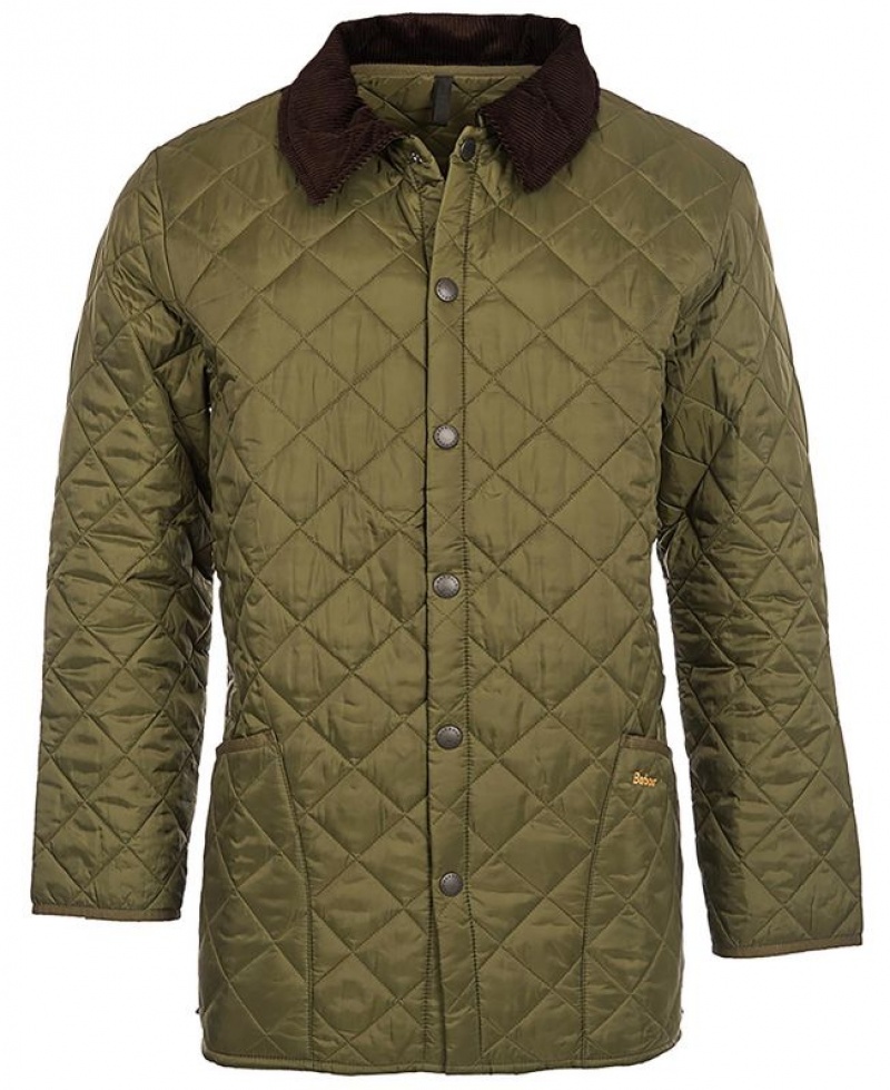 Green Men Barbour Liddesdale® Quilted Jacket | US-7946AOVWY