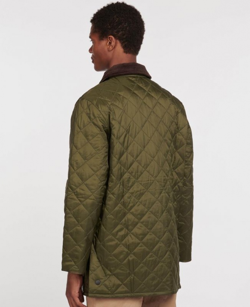 Green Men Barbour Liddesdale® Quilted Jacket | US-7946AOVWY