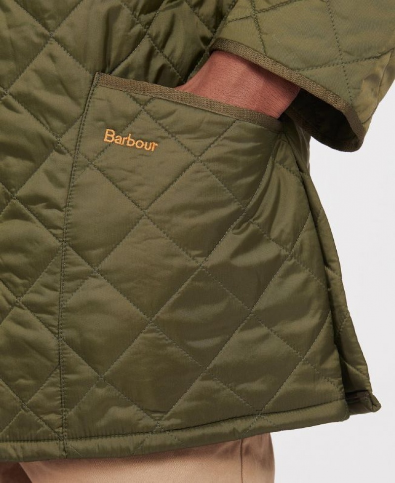 Green Men Barbour Liddesdale® Quilted Jacket | US-7946AOVWY