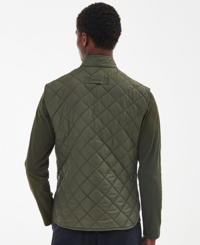 Green Men Barbour Lowerdale Vest | US-3872DYSIQ