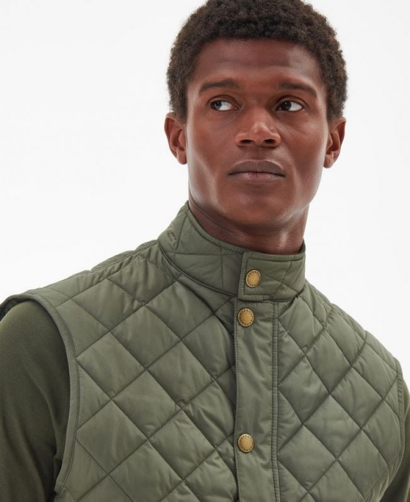 Green Men Barbour Lowerdale Vest | US-3872DYSIQ