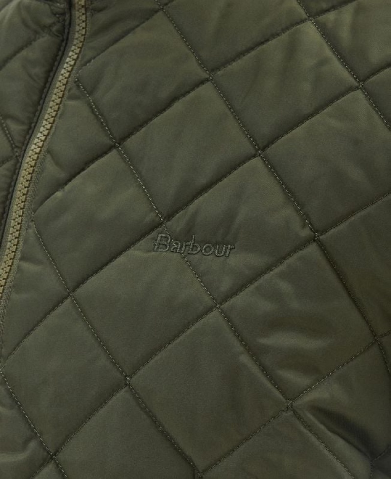 Green Men Barbour Monty Vest | US-2765IODXM