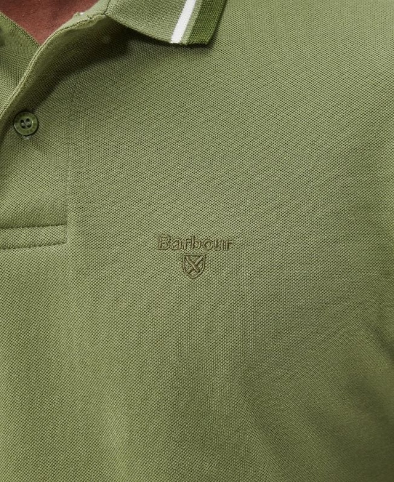 Green Men Barbour Otterburn Polo Shirt | US-8639XDHBE