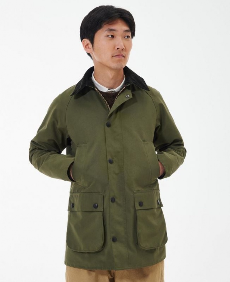 Green Men Barbour SL Bedale Casual Jacket | US-8541ZBFMK